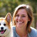 Jessica L. with her corgi, Winston.